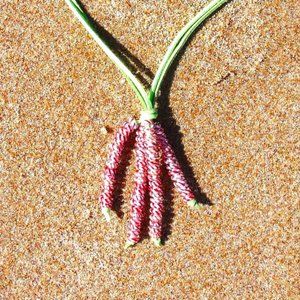 Fun Eclectic Christmas Dangle Necklace